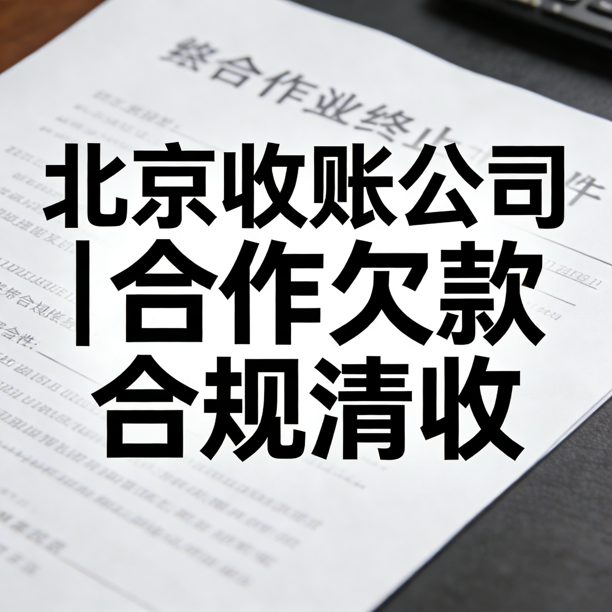 北京合作终止欠款清收方案｜合伙/合作纠纷回款实战