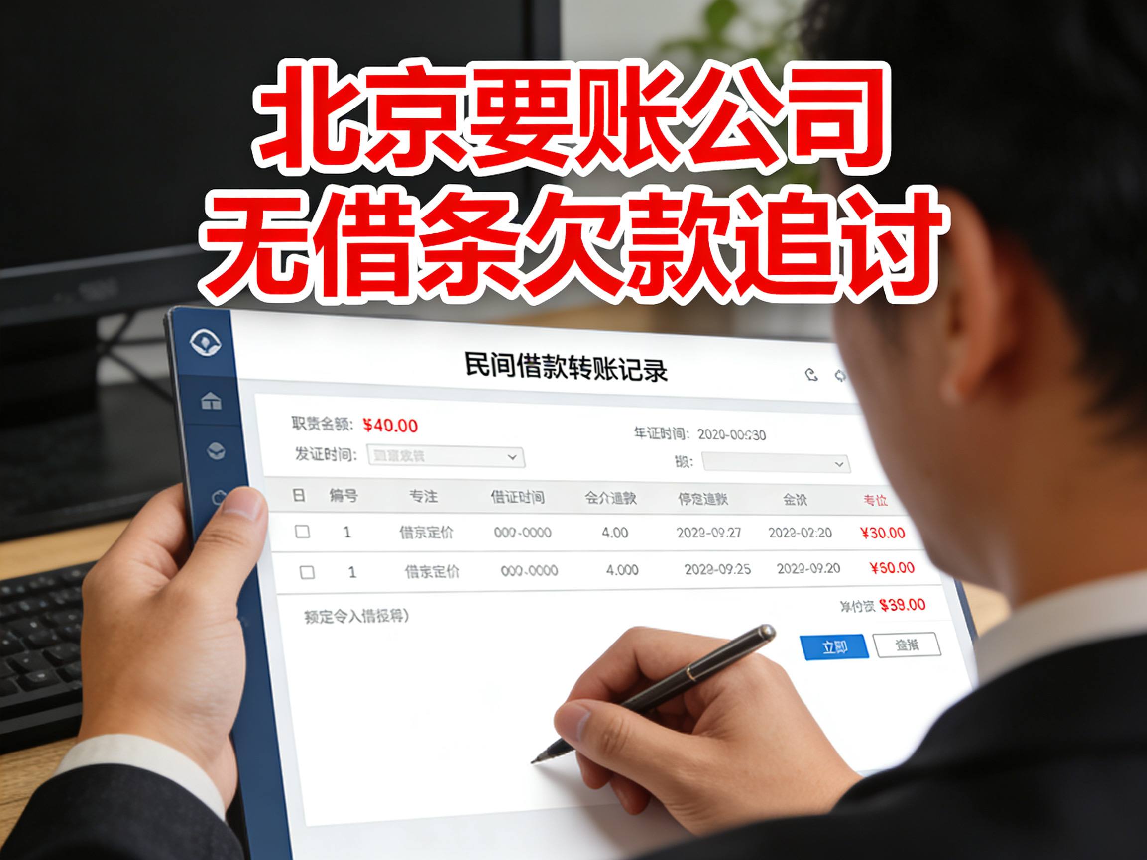 北京民间借贷无借条欠款清收方案｜无书面凭证欠款追回实战